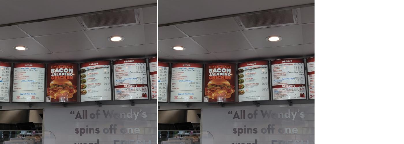 Wendy's Menu