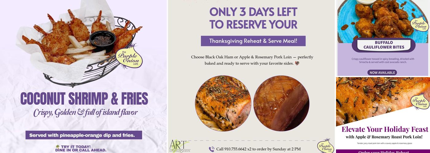 Purple Onion Cafe Menu