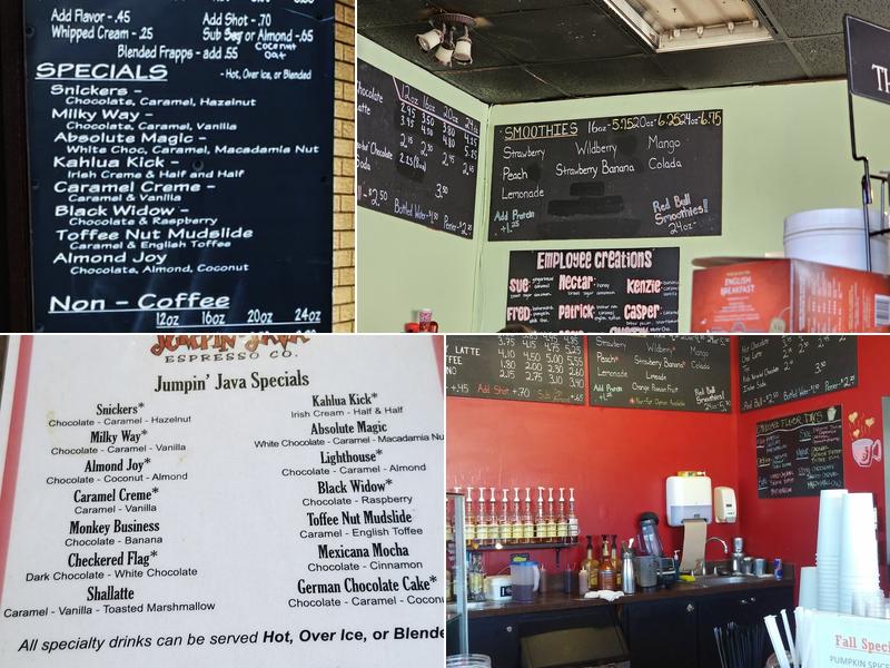 Jumpin Java Espresso Company, LLC Menu