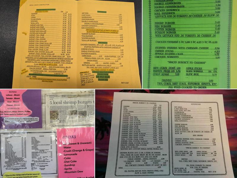 Silver Hill Grill Menu