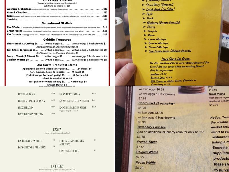 Crack'd Pot Restaurant & Bakery Menu