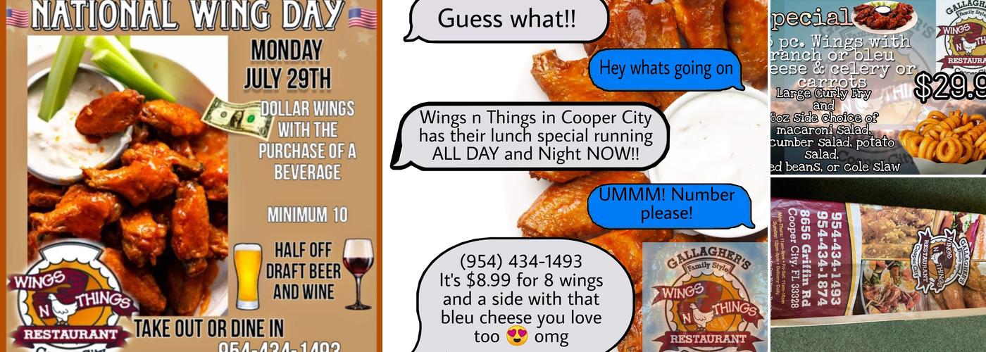 Wings n' Things Restaurant Menu