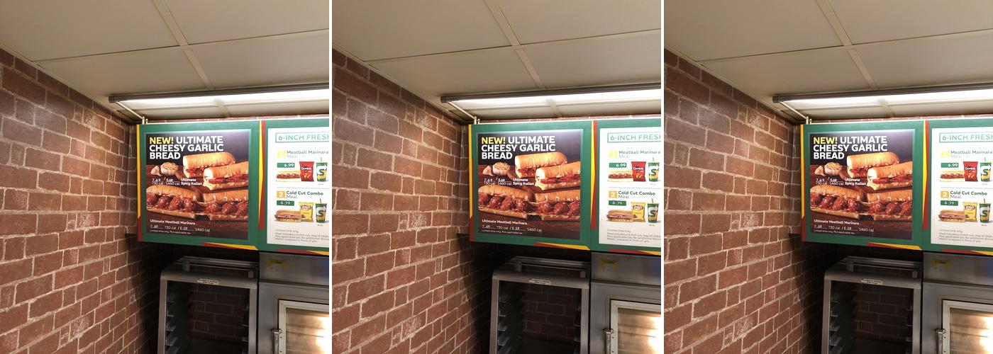 Subway Menu