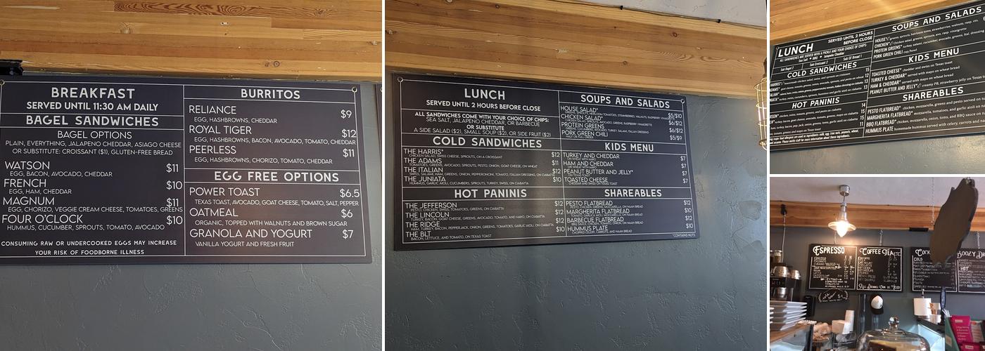 The Crown Menu