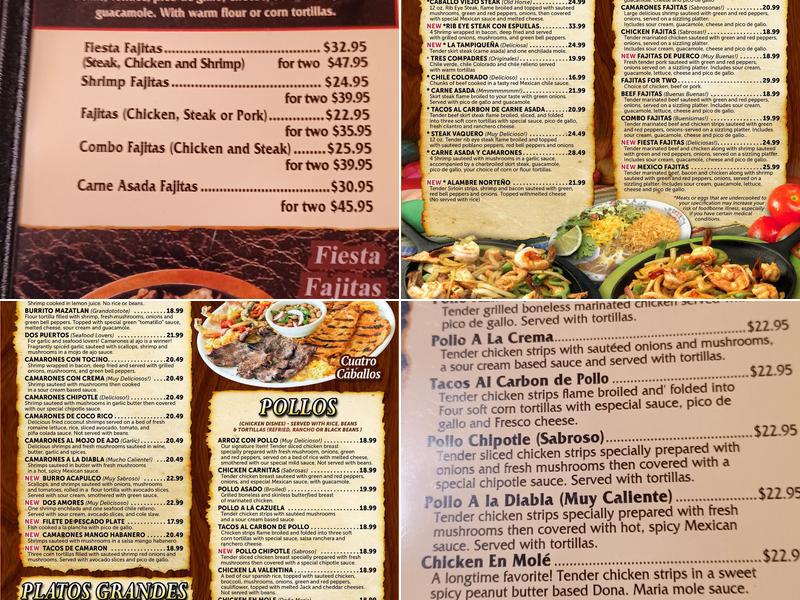 Fiesta Jalisco Menu