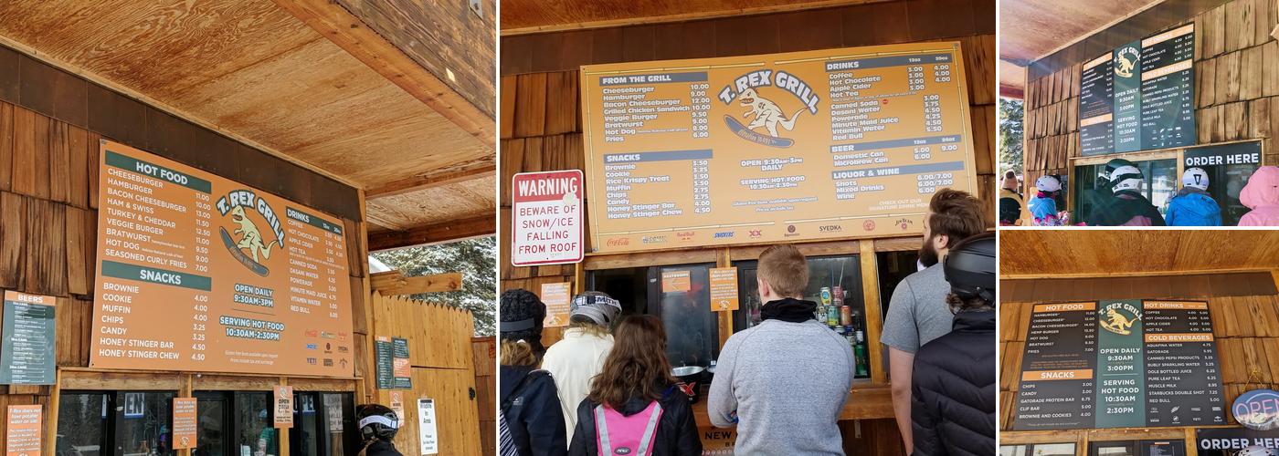 T. Rex Grill Menu