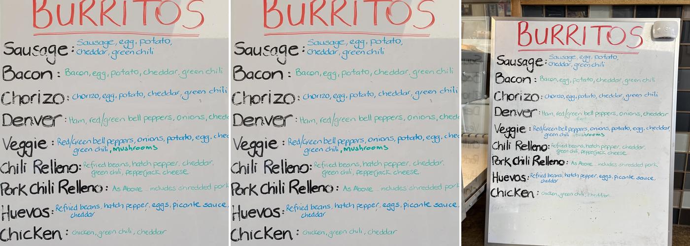 Breakfast Deli Menu