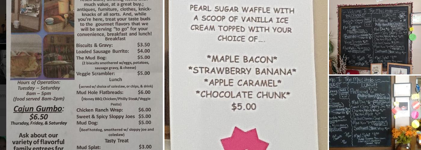 The Mud Hole of the Black Hills Menu