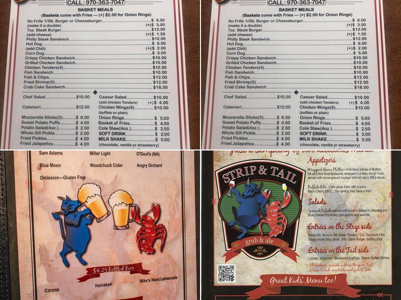 Strip & Tail Menu