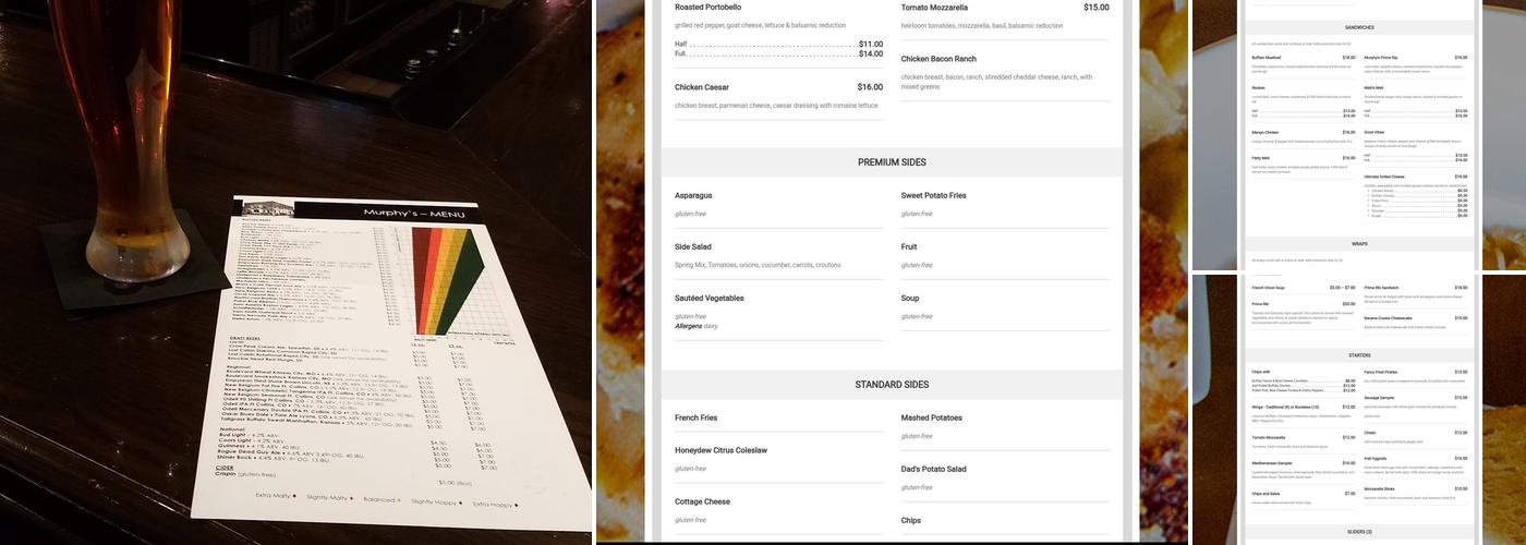 Murphy's Pub & Grill Menu