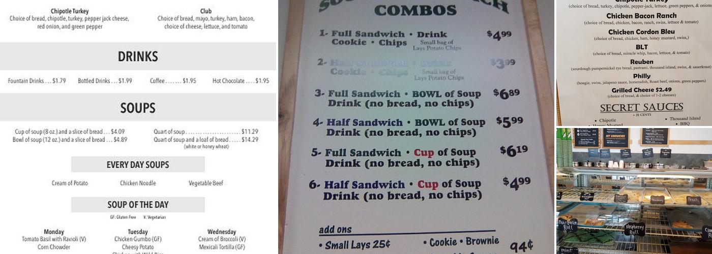 The Old Grist Mill Menu