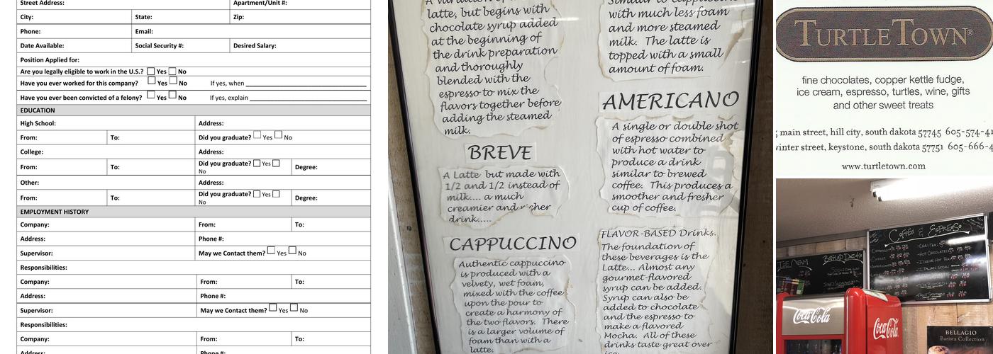 Turtle Town Menu