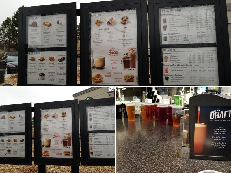 Starbucks Coffee Company Menu