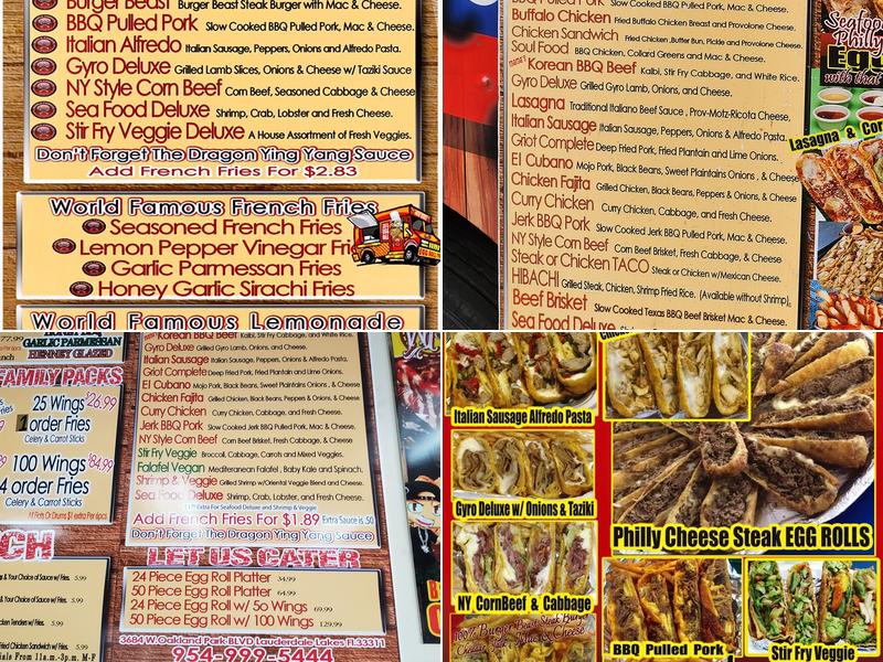 World Famous Menu