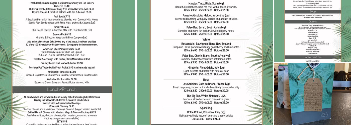 Bru’d Awakenin’s Menu