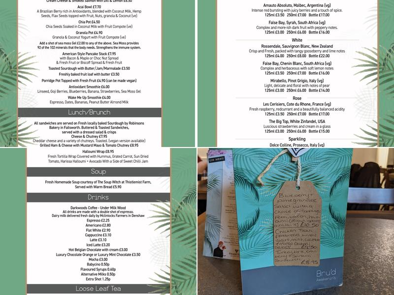 Bru’d Awakenin’s Menu