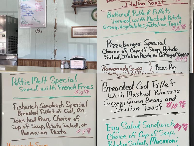 Oxbow Restaurant Menu