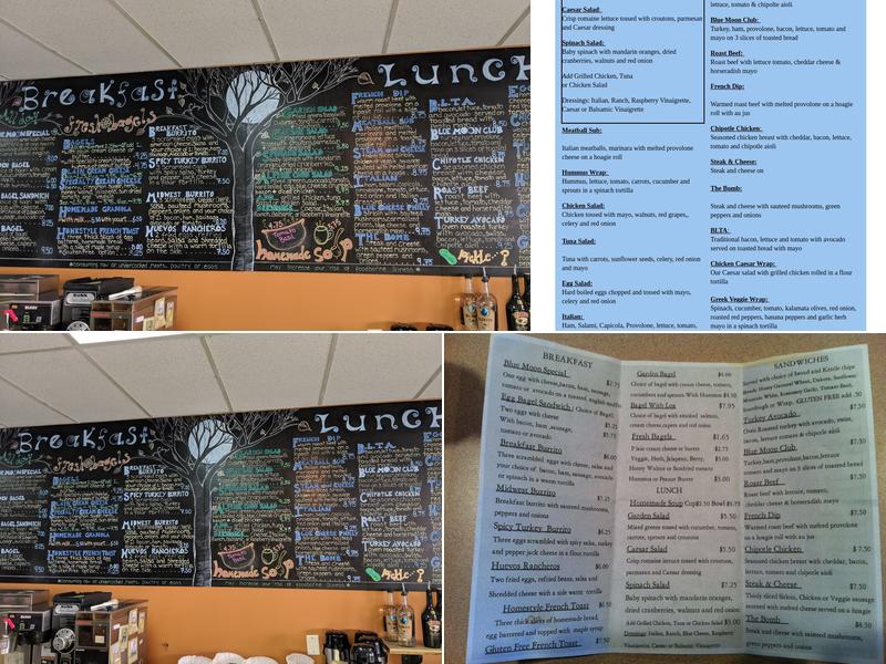 Blue Moon Bakery Menu