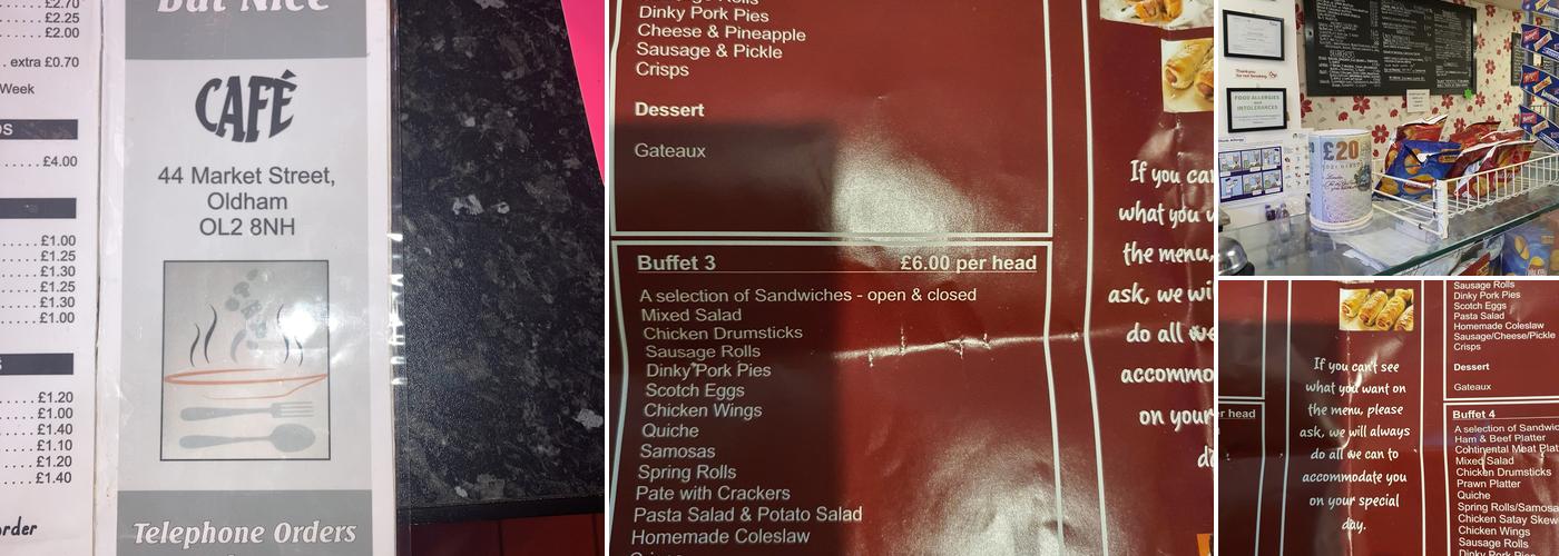 Naughty But Nice Menu