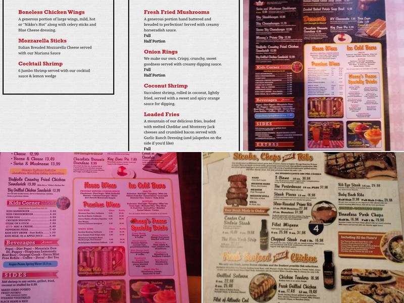 Manny's Chophouse- Winter Haven Menu