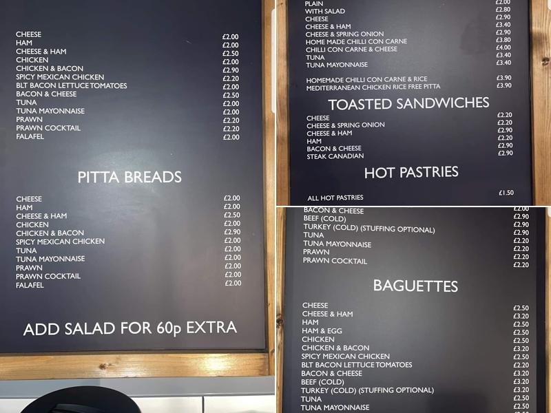 Coffee Station Menu