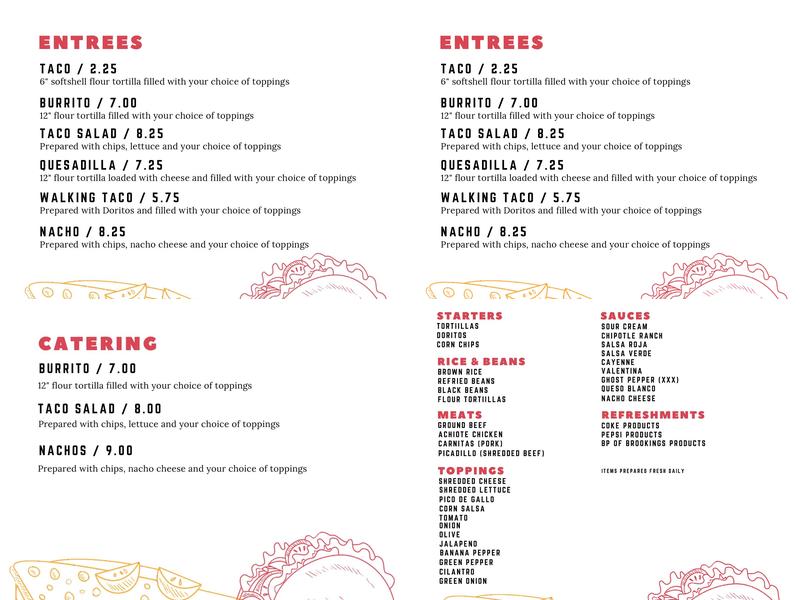 Taco Express Menu