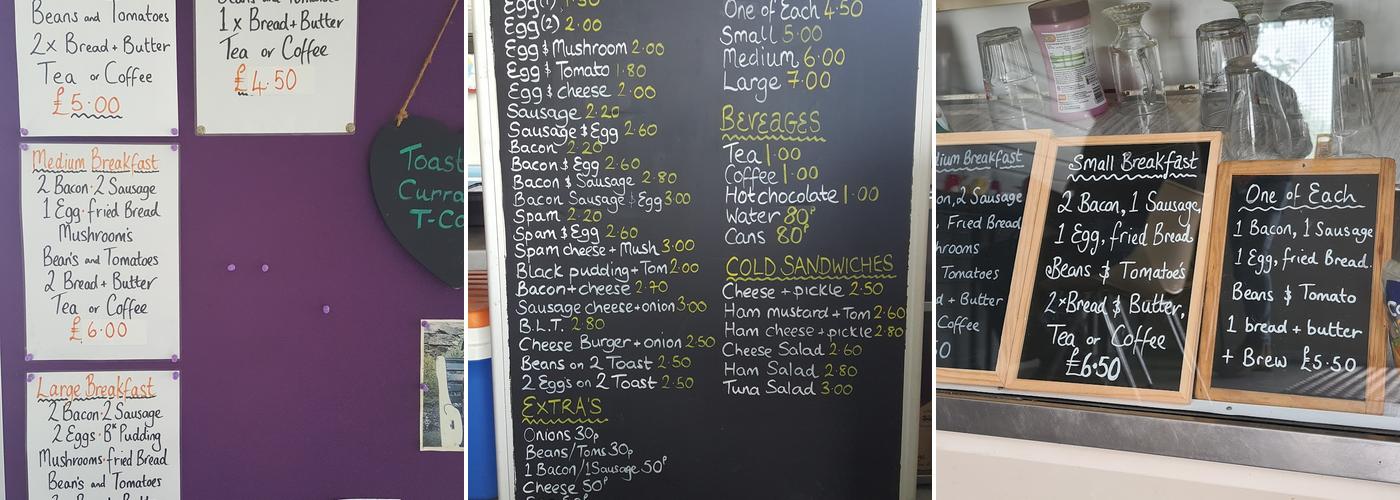 Little Moss Cafe Menu