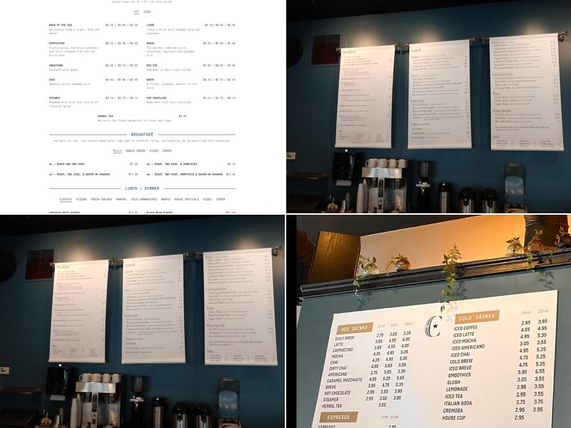 Cottonwood Bistro Menu