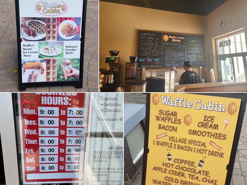 Waffle Cabin Winter Park Village Menu