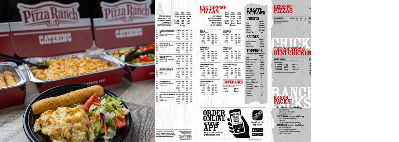 Pizza Ranch Menu