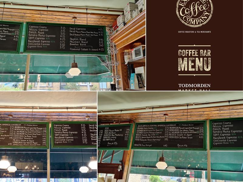Exchange Coffee Menu