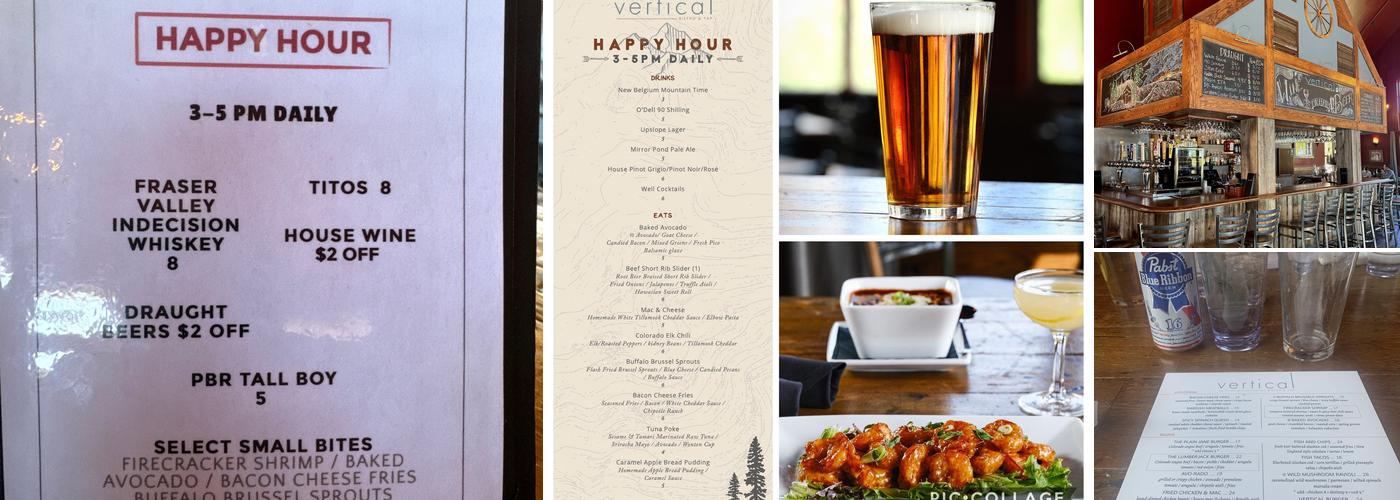 Vertical Bistro & Tap Menu