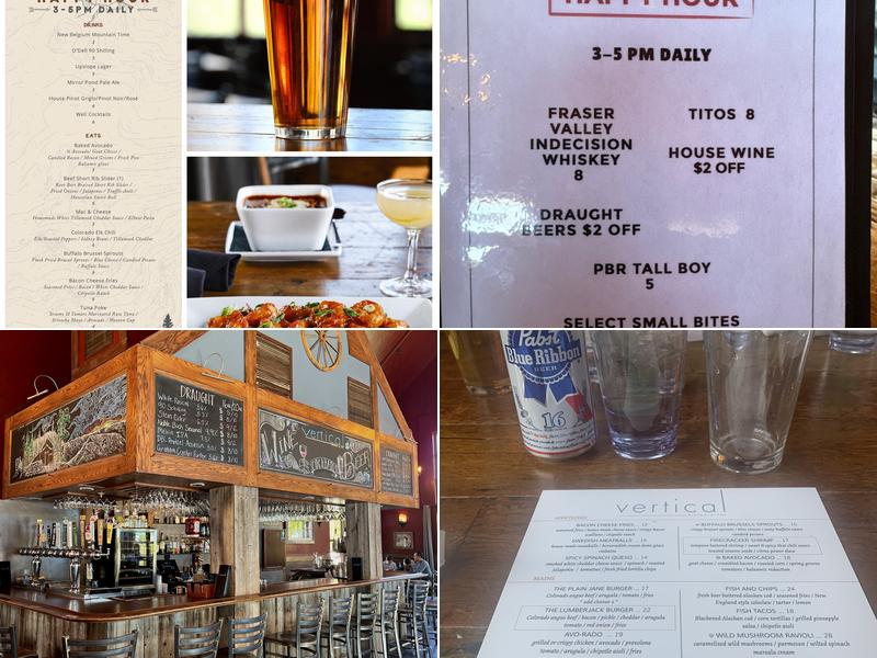 Vertical Bistro & Tap Menu