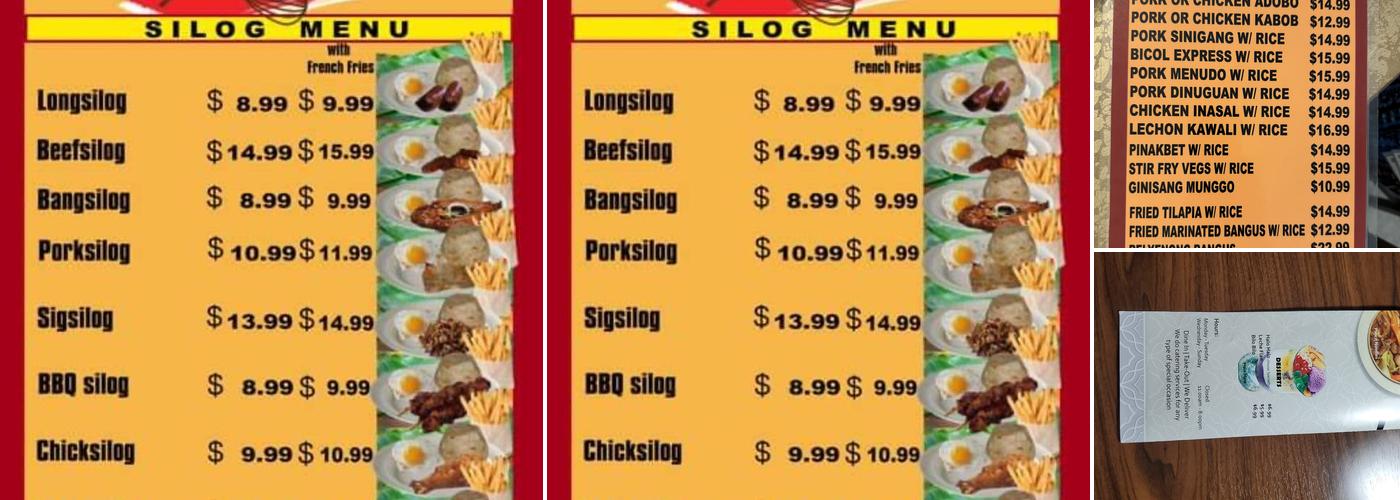 Inay’s Kitchen Menu