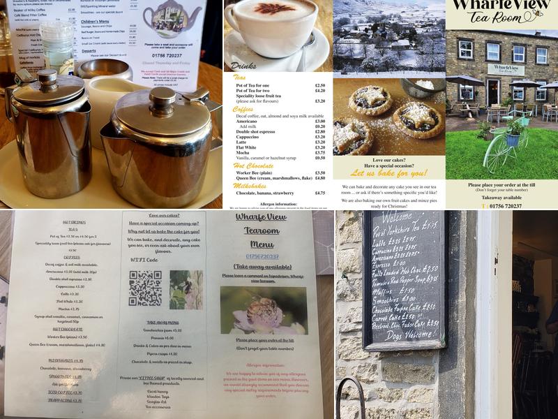 Wharfe View Tea Room Menu