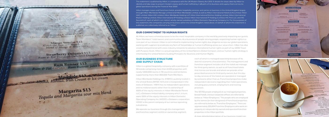 Coconuts on the Beach Menu