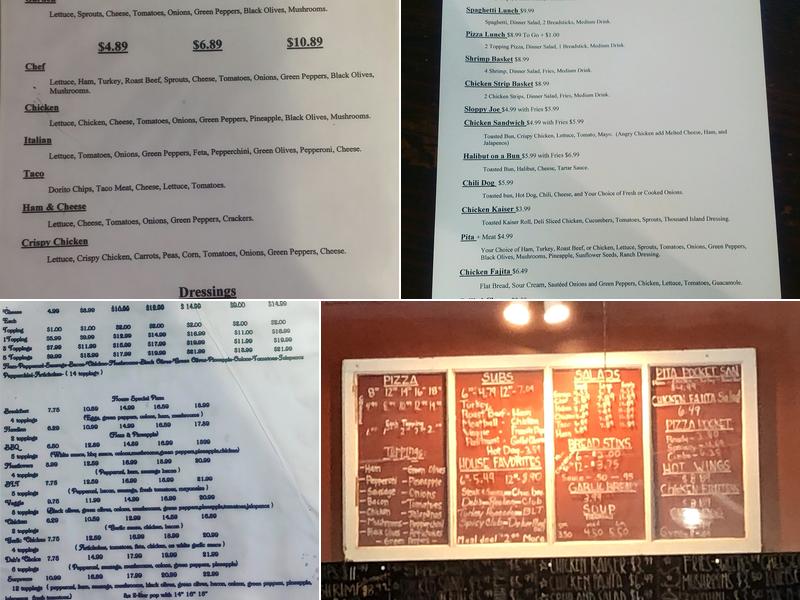 Deb's Spicy Pie Menu