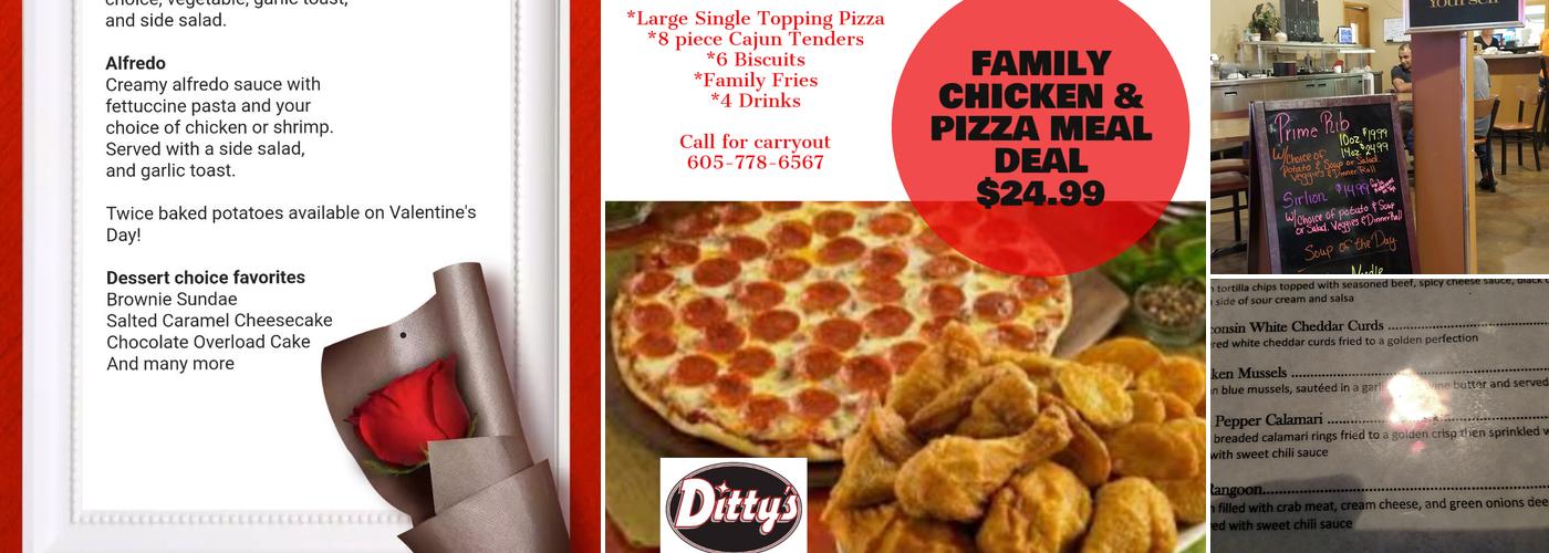 Ditty's Menu