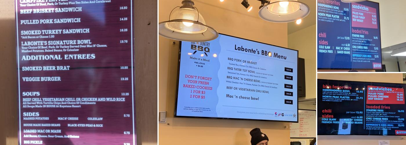 LaBonte's Smokehouse BBQ Menu