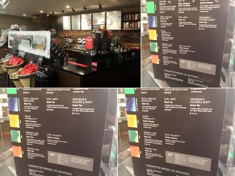 Starbucks Menu