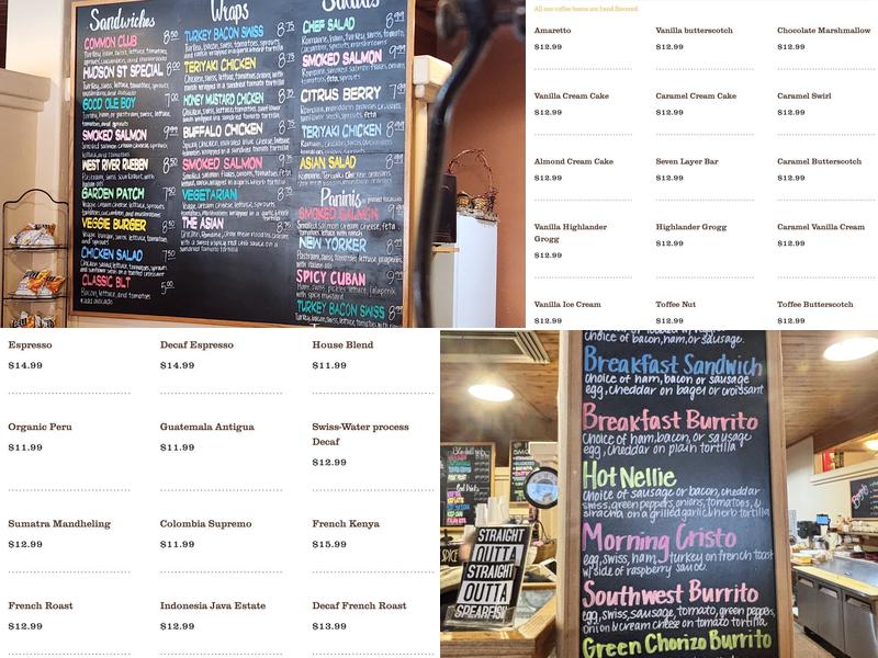 Common Grounds Menu