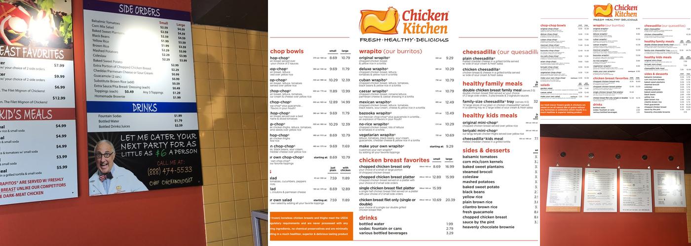 Chicken Kitchen Menu