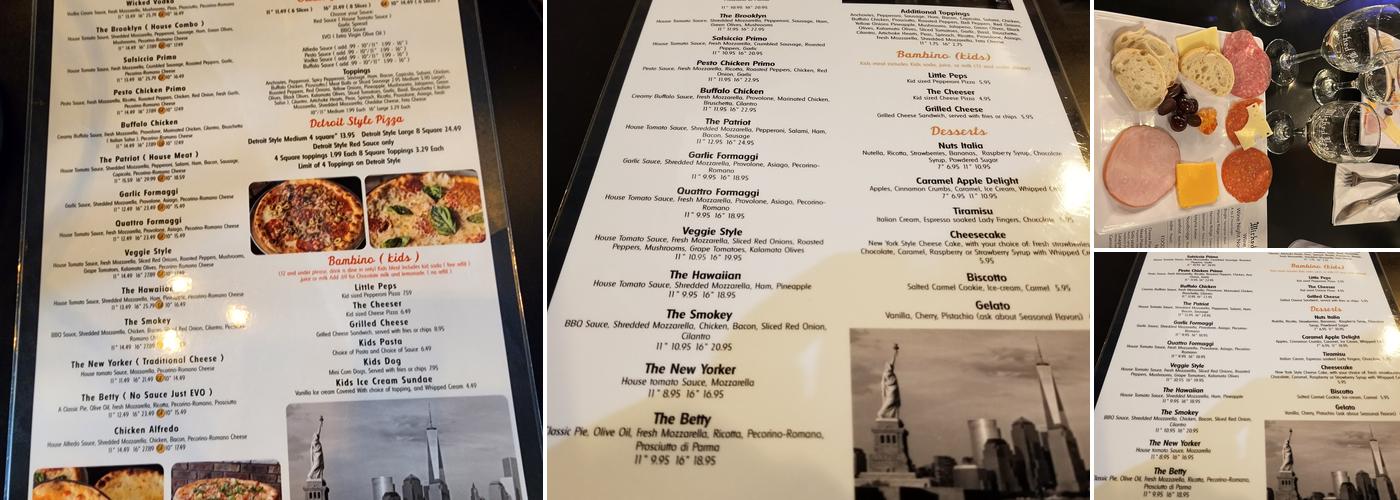 Wicked Peel Pizza Kitchen Menu