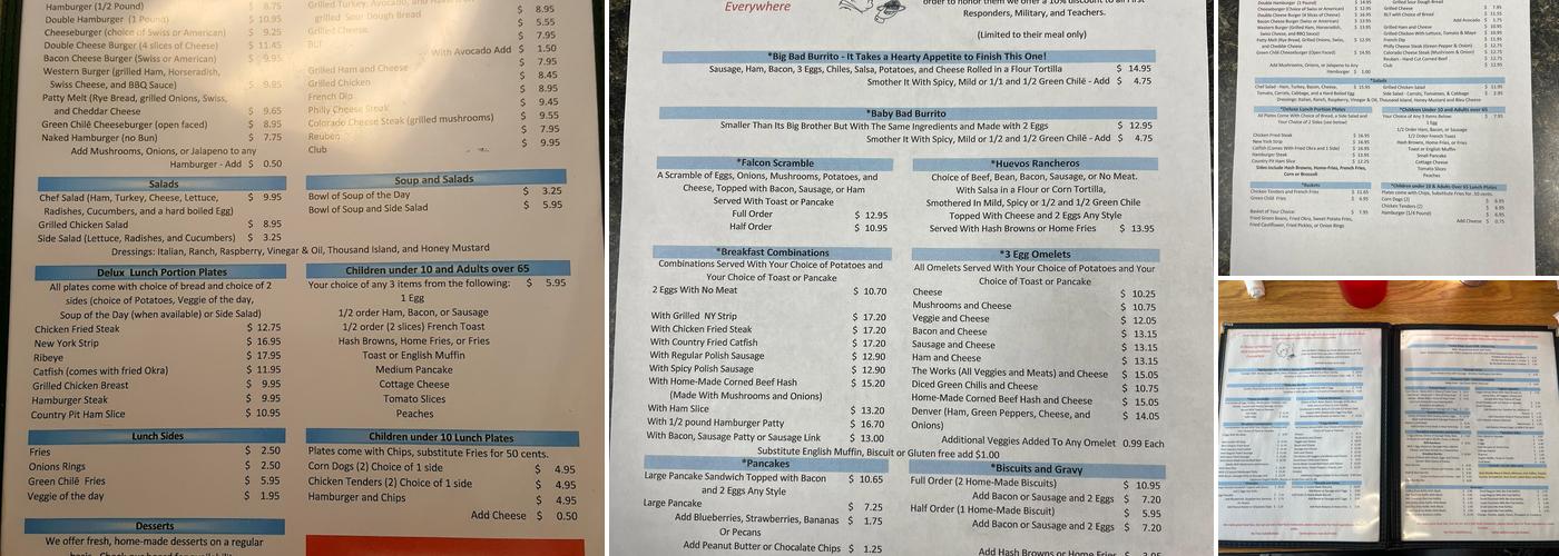 Nanas Kitchen Menu