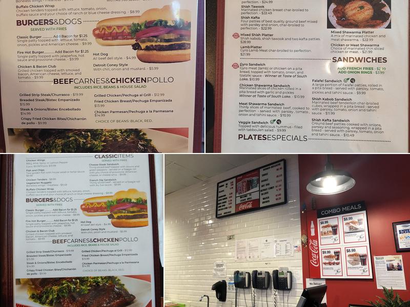 Cedar Grill Clermont Menu