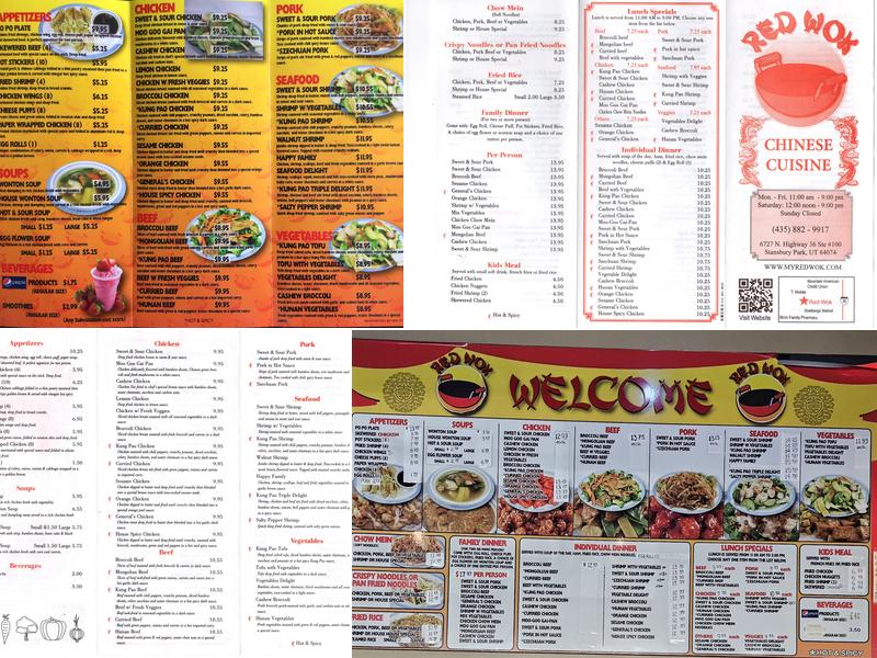 Red Wok Menu