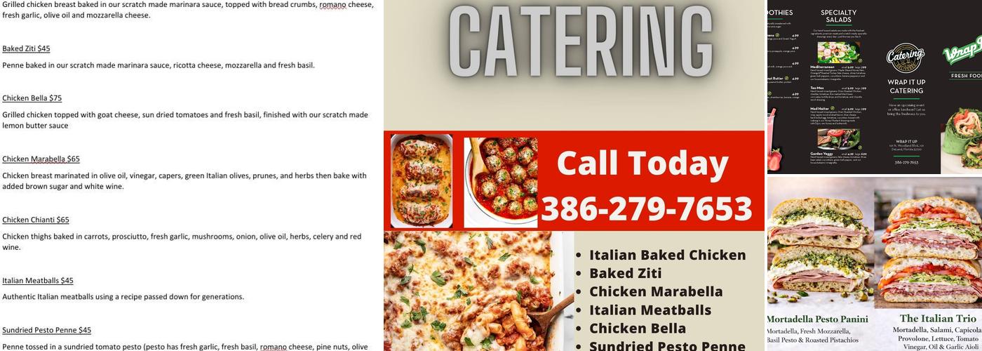 Wrap It Up Menu
