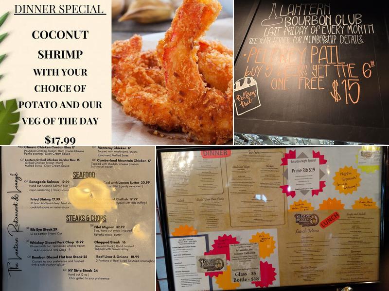 The Lantern Steakhouse & Pub Menu