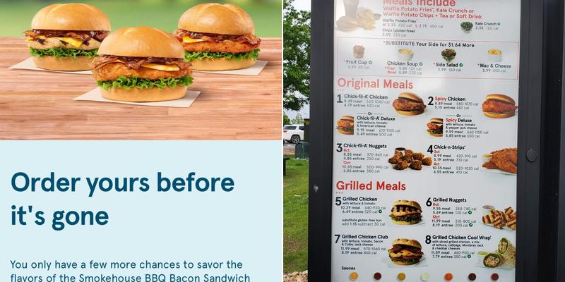 Chick-fil-A Menu