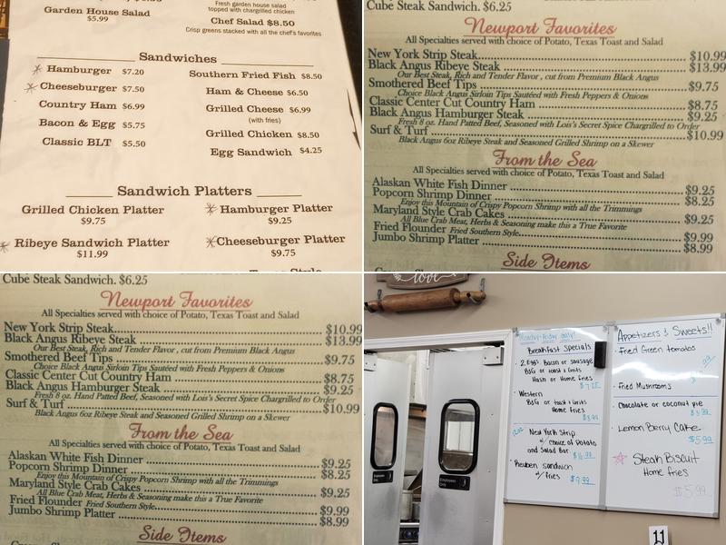 Big Boys Country Kitchen Menu